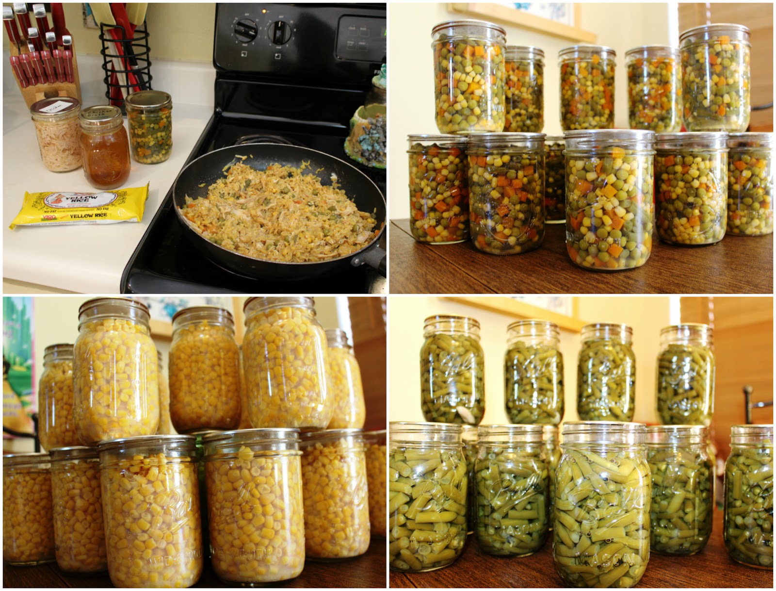 Texas Kirkwoods Canning Corn, Green Beans & Mixed Vegetables