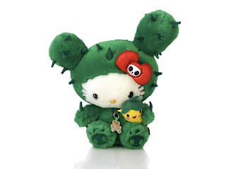 Hello Kitty soft plush toy in cactus costume