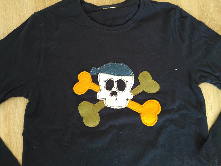 camiseta calavera pirata