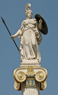 Dewi Yunani Athena dewi kebijaksanaan, peperangan, dan kerajinan tangan