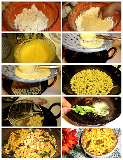 image of Kara Boondhi Recipe / Spicy Boondhi Recipe / Boondi Recipe