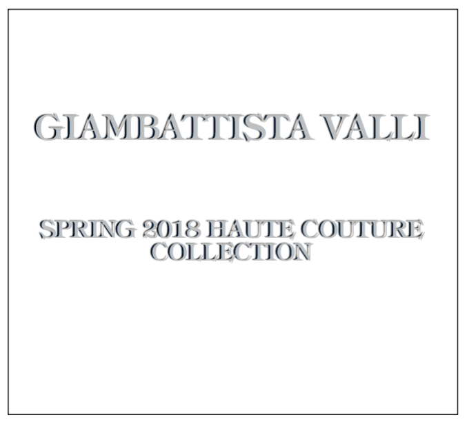 Just WOW: Giambattista Valli Haute Couture