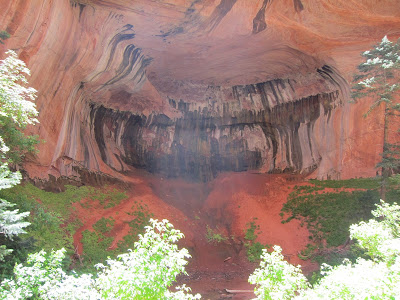 Picture of the Double Arch Alcove in Zion National Park