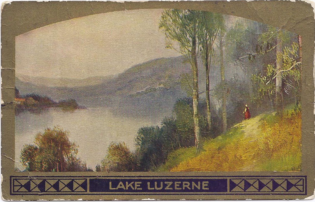 Moments of Delight...Anne Reeves Vintage Postcard Lake Lucerne