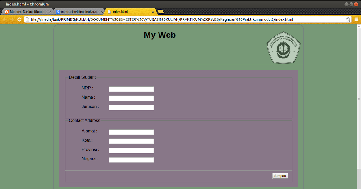 PENGGUNAAN CSS DAN DIV DI HTML (EPS. 2) ~ Ladang Belajar.,!