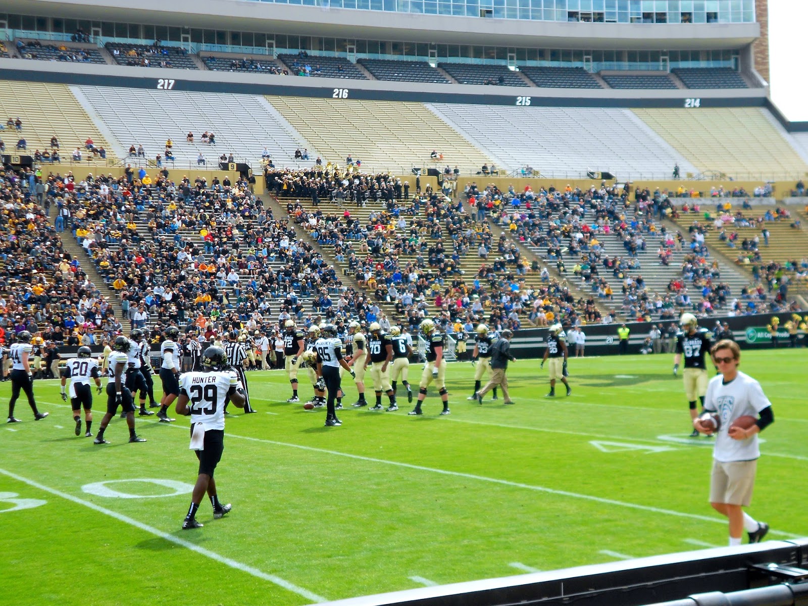 Keeping up with Cameron and Ashley CU Spring Football game