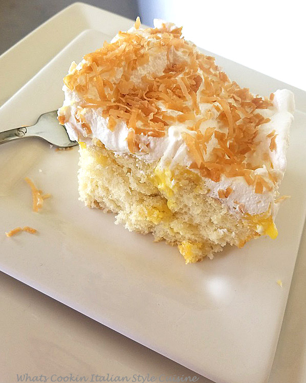 Coconut Cream Poke Cake What's Cookin' Italian Style Cuisine