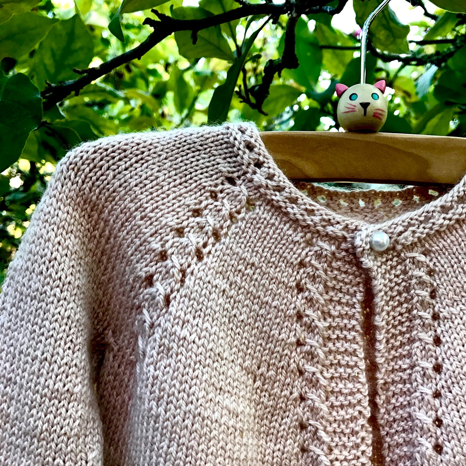 baby cardigan from Little French Knits Knitionary
