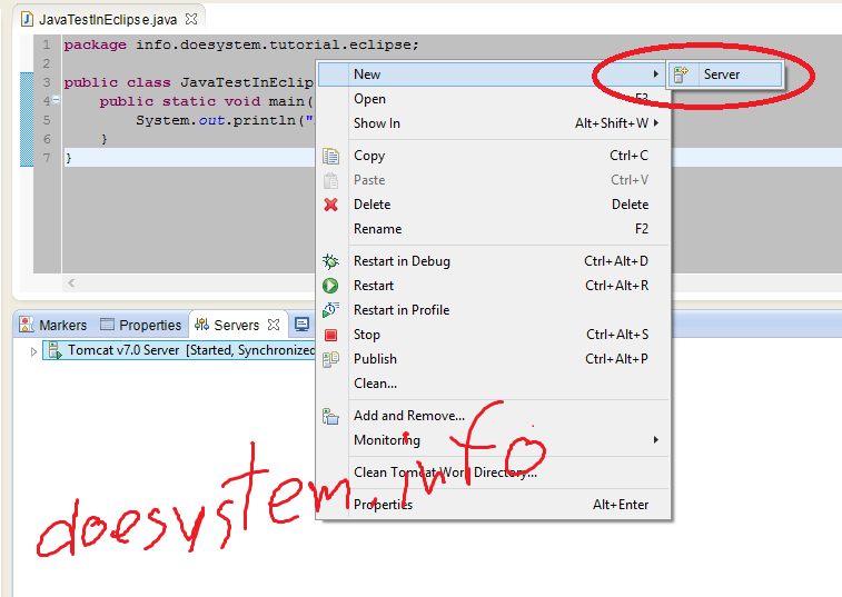 Doesystem การ Add Server Jboss ใน Eclipse