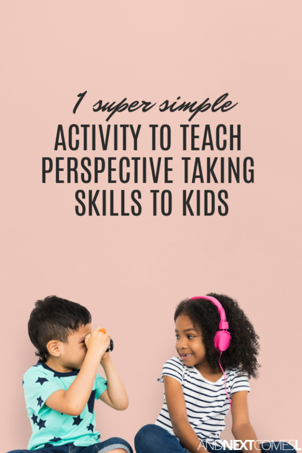 Looking for perspective taking activities for autism? Try this 1 activity to teaching perspective taking skills to kids