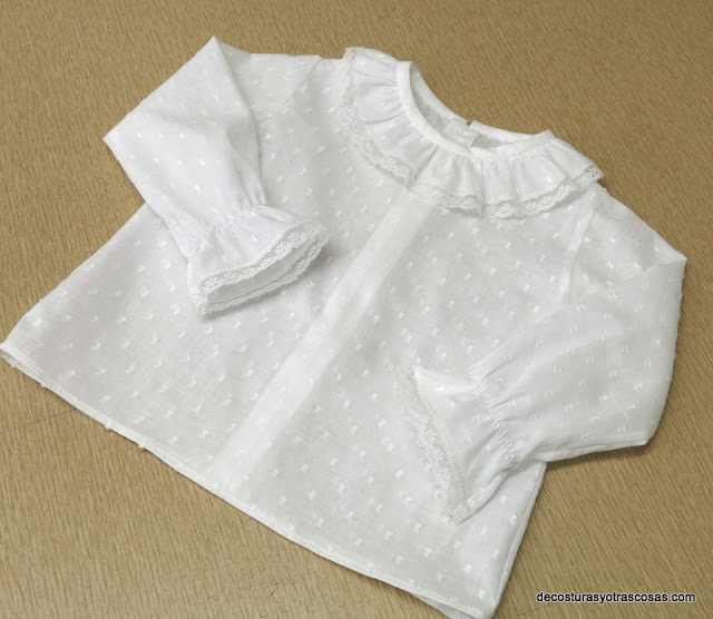 como coser una blusita para bebé