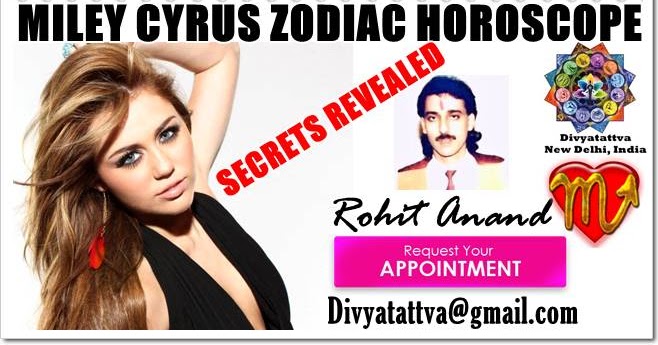 Miley Cyrus Zodiac Horoscope Charts Love Astrology Marriage Career