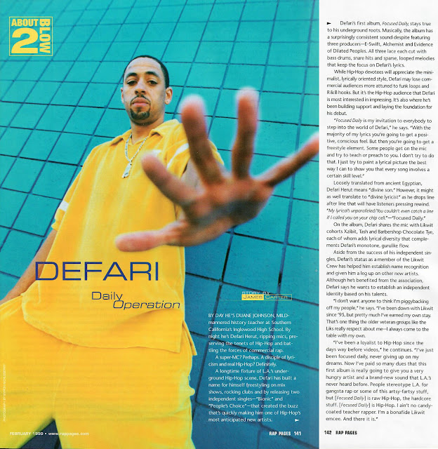HipHop-TheGoldenEra: About 2 Blow / Album Review : Defari - Focused ...