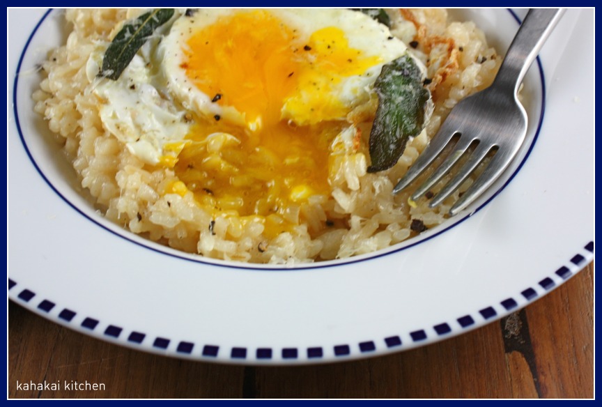 Kahakai Kitchen Risotto with Fried Egg Simple Indulgence from Tessa Kiros