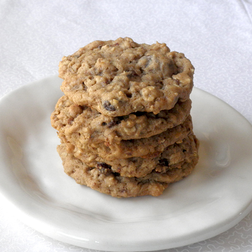 Food Pusher: Chewy Oatmeal Raisin Cookies
