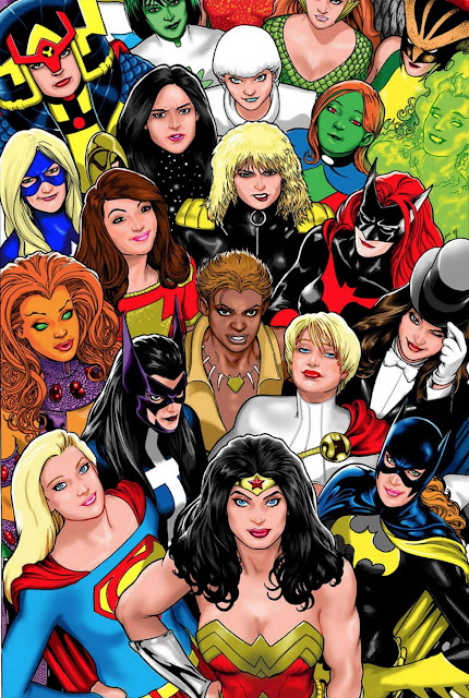POPULAR FEMALE COMIC BOOK CHARACTERS FROM MARVEL AND DC - Comic ...