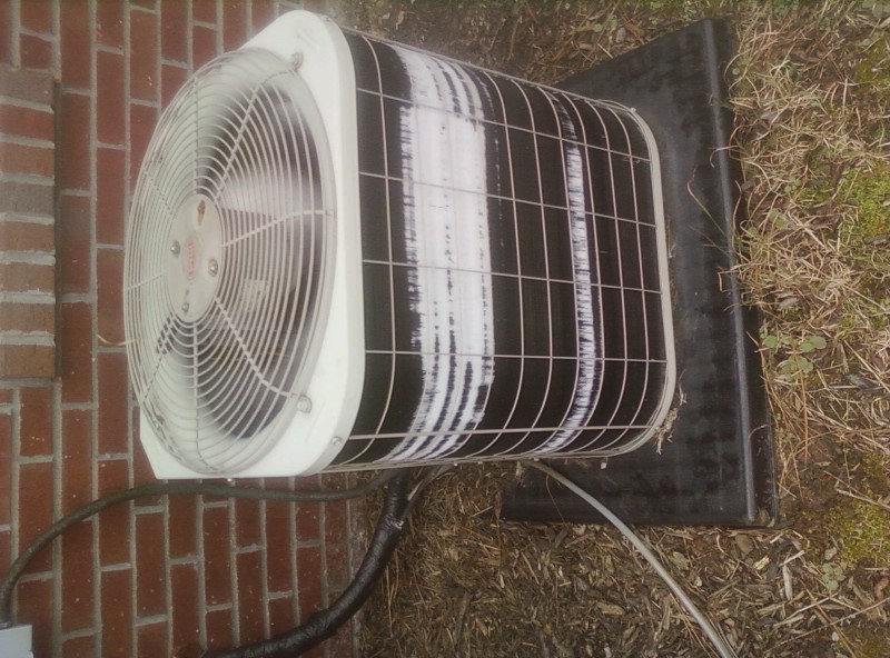 Ice on heat pump