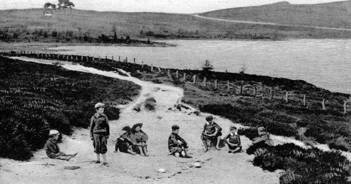 Tour Scotland Old Travel Blog Photograph Drove Road From Carman Muir