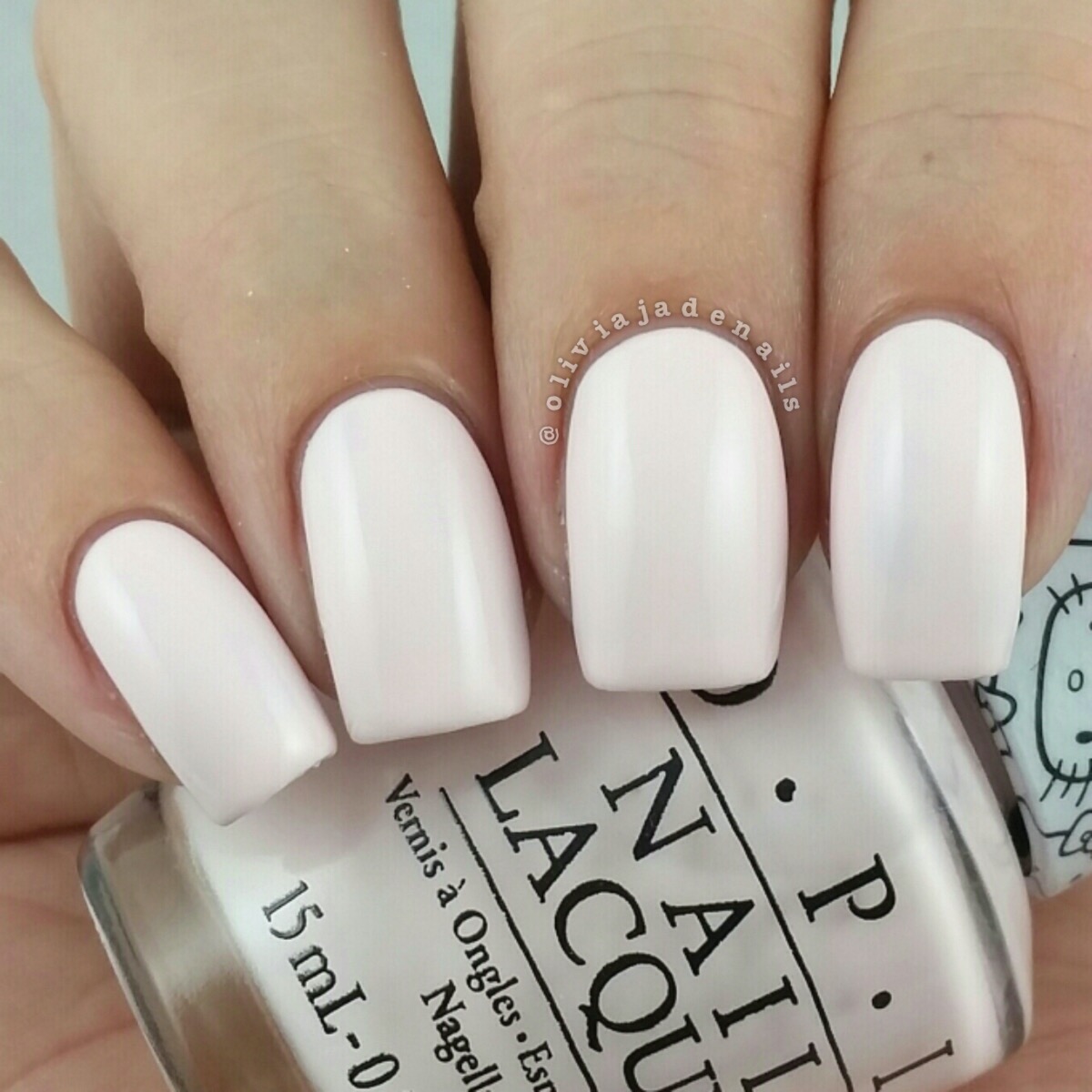 OPI Let's Be Friends swatched by Olivia Jade Nails