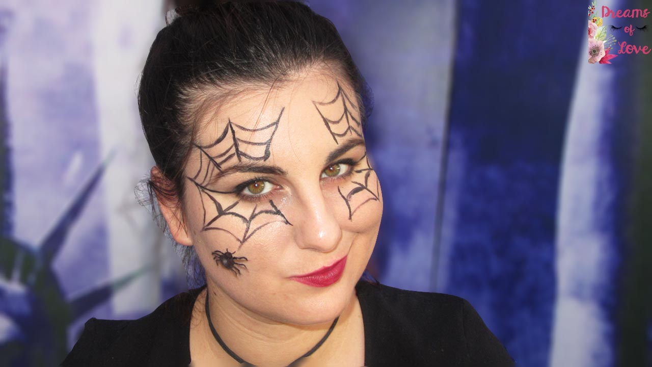 Dreams of Love: Telarañas con Arañas | Halloween Makeup