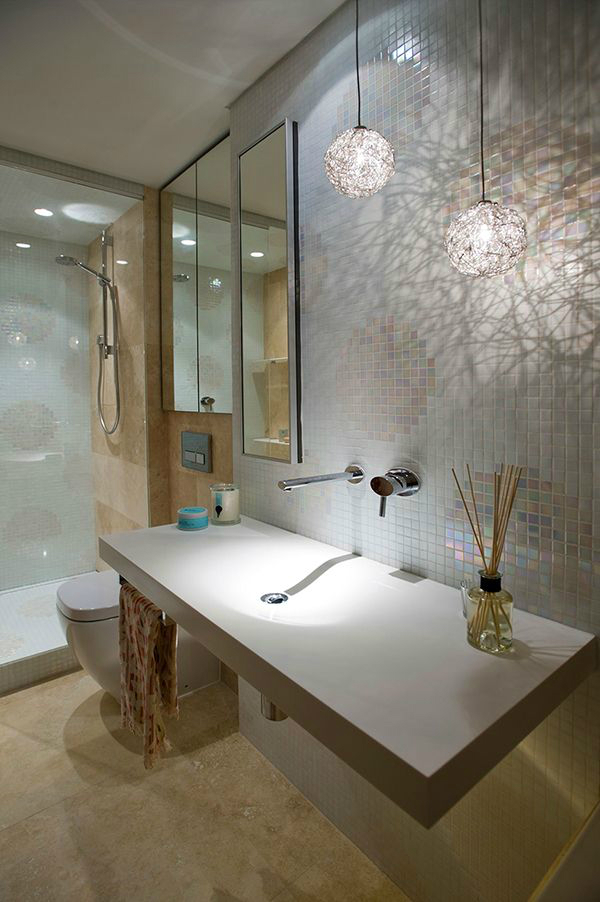 Desain Kamar Mandi Shower Minimalis Tanpa Bathub