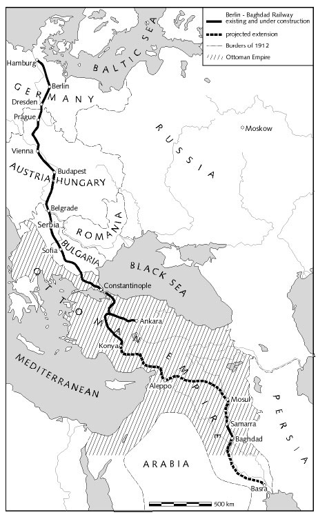 Главным проектом германии стало строительство багдадской железной дороги