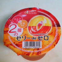 Tea and apple flavored zero calorie Japanese jelly from Family Mart