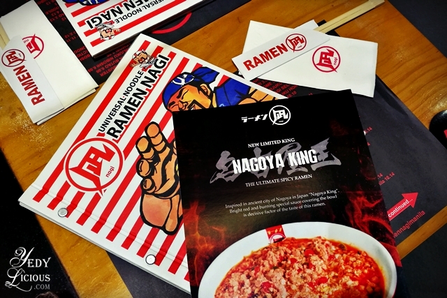 RAMEN NAGI MANILA, The Nagoya King Limited King Ramen. Ramen Nagi Manila PH Blog Review Menu Branches Website Facebook Instagram Twitter YedyLicious Manila Food Blog