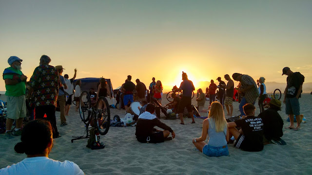 Venice Beach Drum Circle by Omar Cherif — July 2017