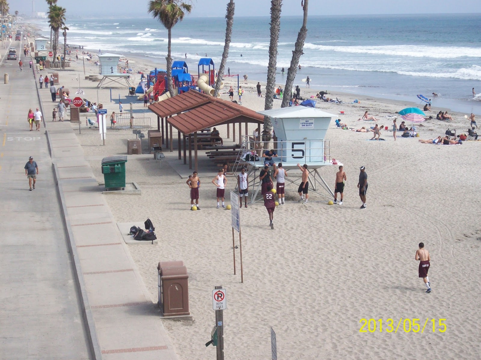 Lone Ocean Swimmer, Oceanside, CA Oceanside Pier Swim Wednesday May 15th