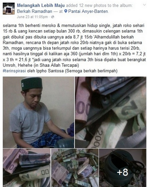 Subhanallah Memutuskan Berhenti Merokok Dan Berpacaran , Pemuda Ini Tabung Uang Jatah Rokok Untuk Umroh Subhanallah Memutuskan Berhenti Merokok Dan Berpacaran , Pemuda Ini Tabung Uang Jatah Rokok Untuk Umroh
