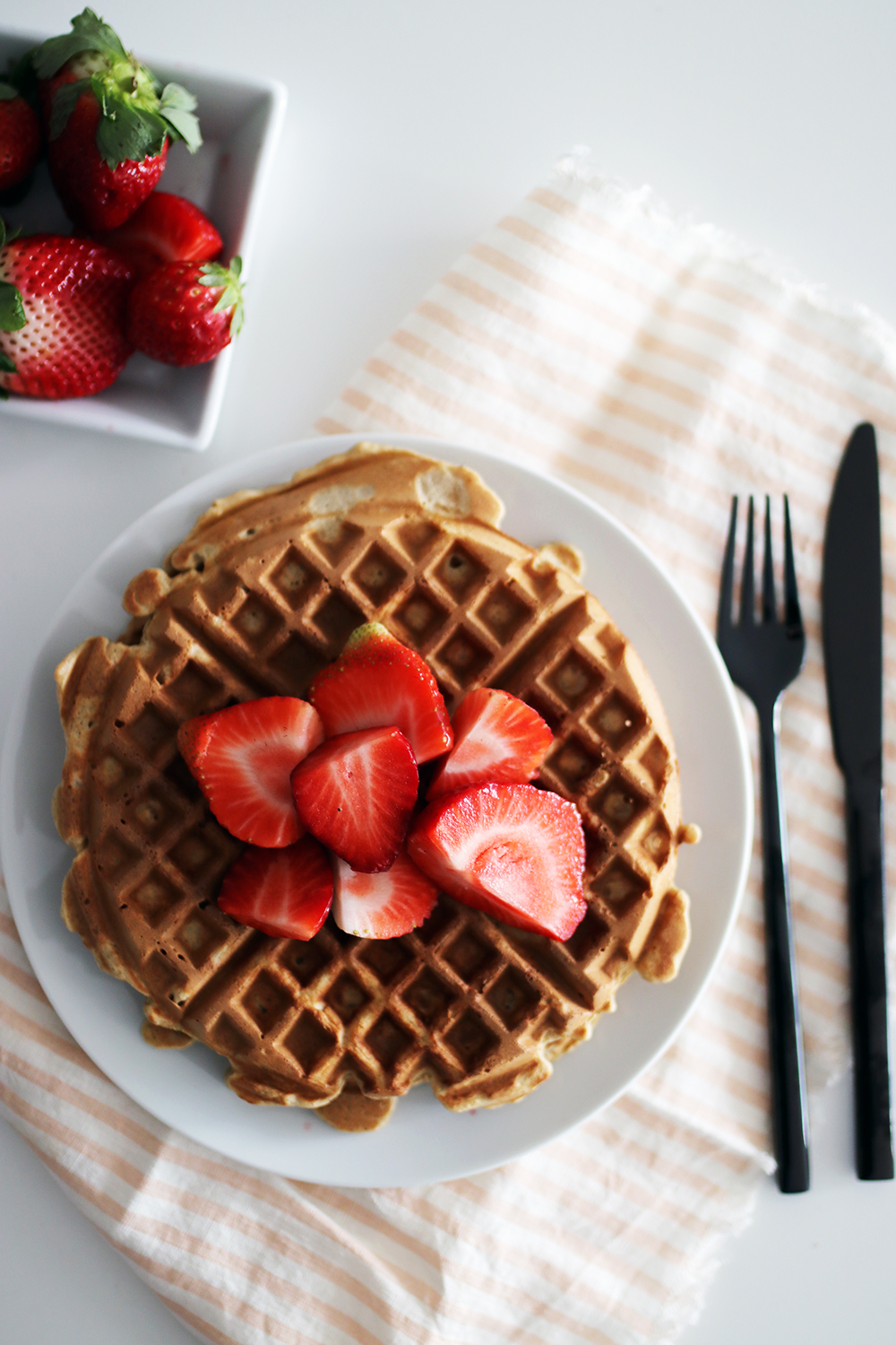 Food File DairyFree Protein Waffles Gaby Burger