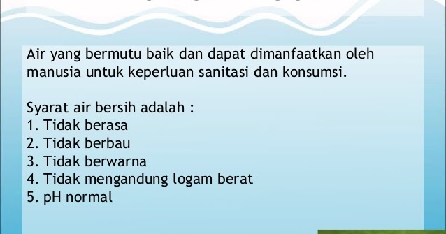 Humas Pdam Tkr Kabupaten Tangerang Syarat Air Bersih Humas Pdam Tkr Kabupaten Tangerang Syarat Air Bersih