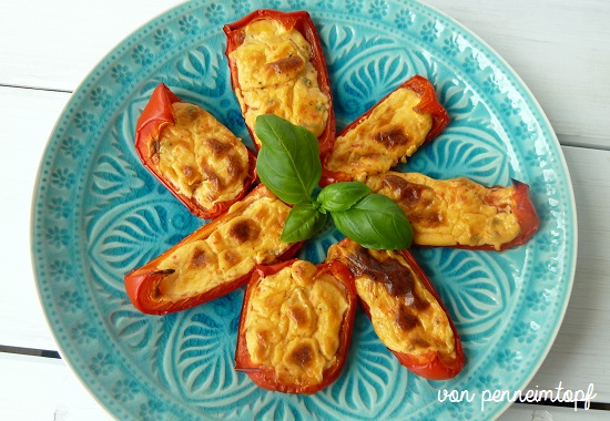 Penne im Topf: Paprika - Schiffchen mit Brunch Paprika Peperoni