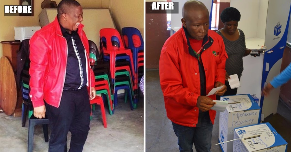 VIDEO: Malema shares 3 weeks banting weight loss secrets ...