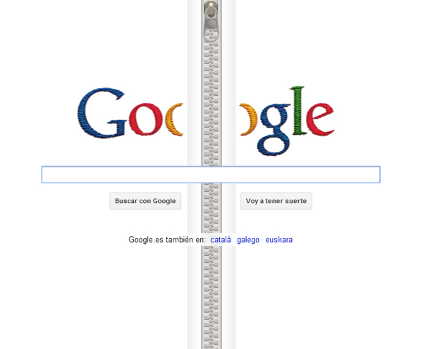 Google le dedica un doodle al creador de la cremallera Gideon Sundback