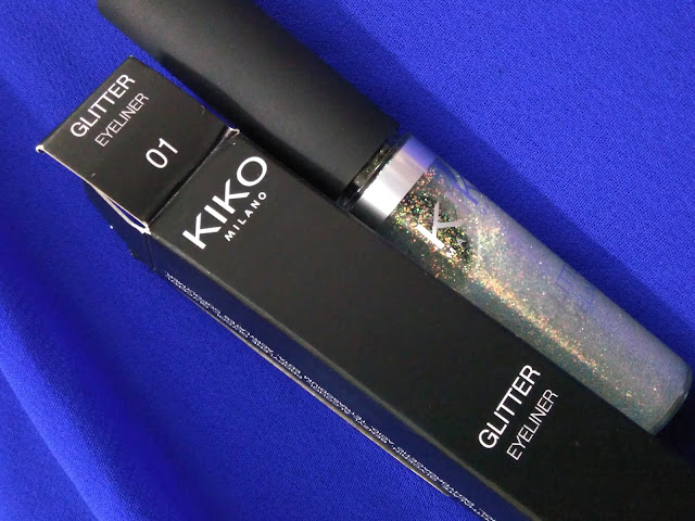 Packaging of Kiko Milano Glitter Eyeliner in the Shade 01 Multicolor