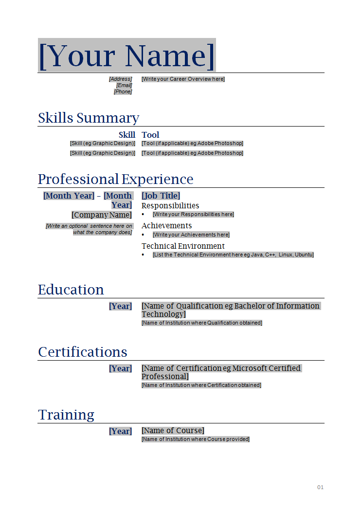 How To Make A Resume Sample Sample Resumes