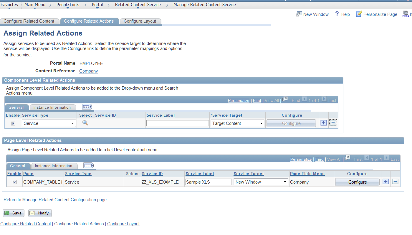 PeopleSoft Development Create XLS Reports From Related Actions