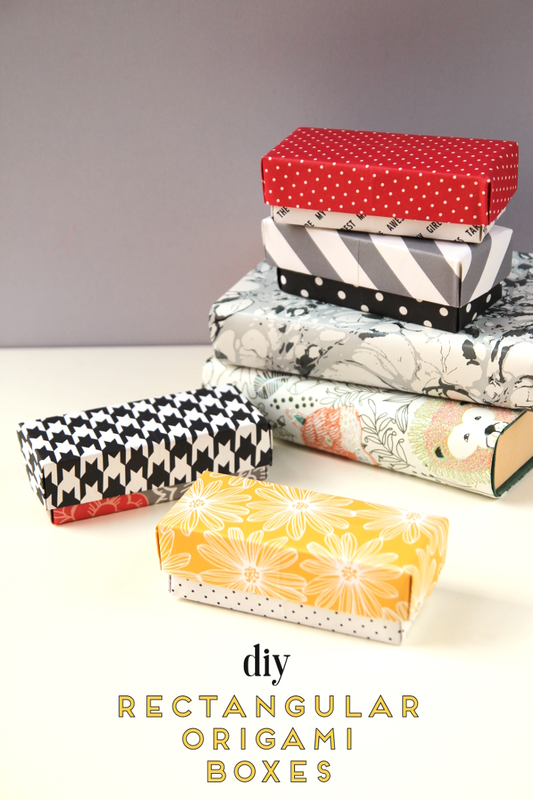 DIY RECTANGULAR ORIGAMI GIFT BOXES. Gathering Beauty