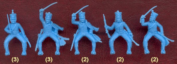 Kit Figurines Italeri 6008 - Hussards Français 1/72, Guerres Napoléoniennes (neuf)