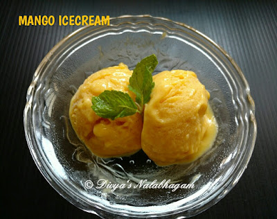 Mango Icecream With Condensed Milk