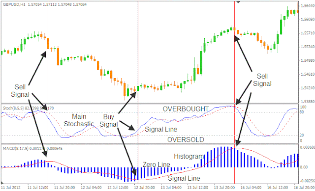 Forex Cash: Stochastic and MACD Trading