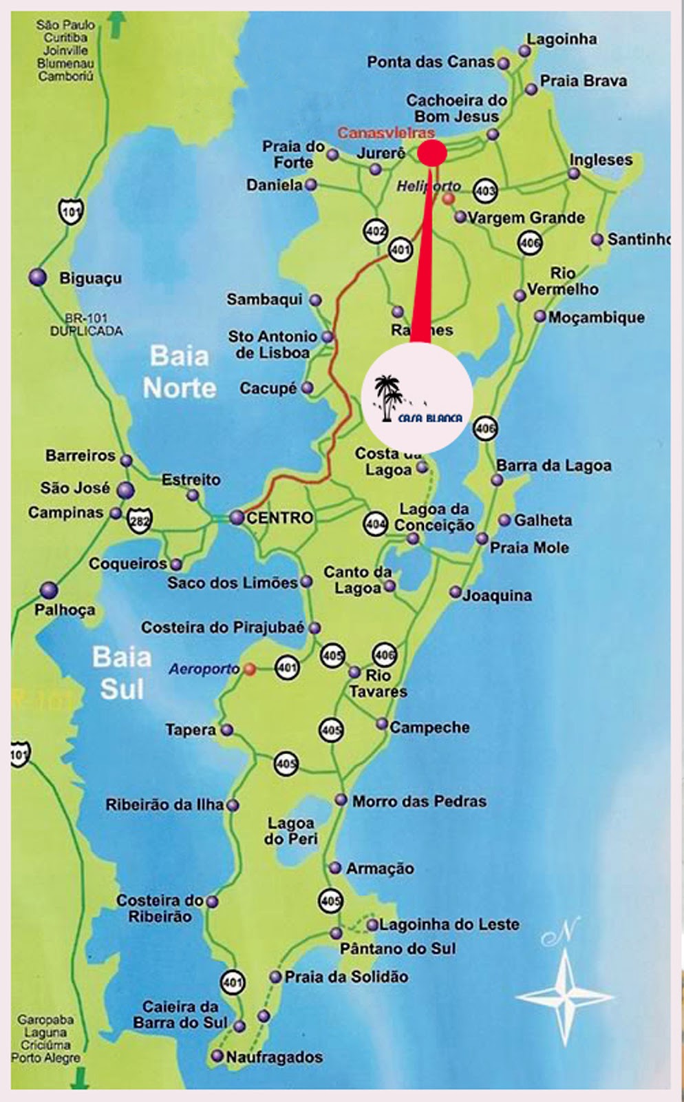 Departamento en alquiler Canasvieiras Florianopolis Mapas Departamento en alquiler Canasvieiras Florianopolis Mapas
