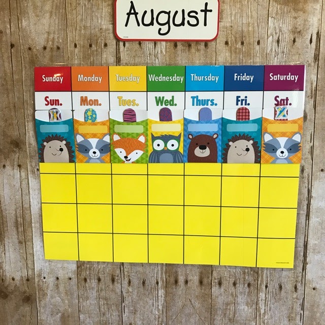 Setting up your Calendar Area for Success in Preschool Kindergarten