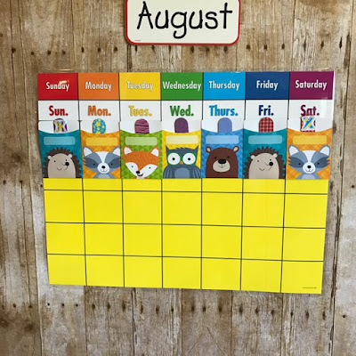 Setting up your Calendar Area for Success in Preschool - Kindergarten