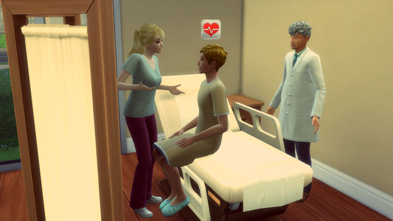 Симс 4 как родить в больнице