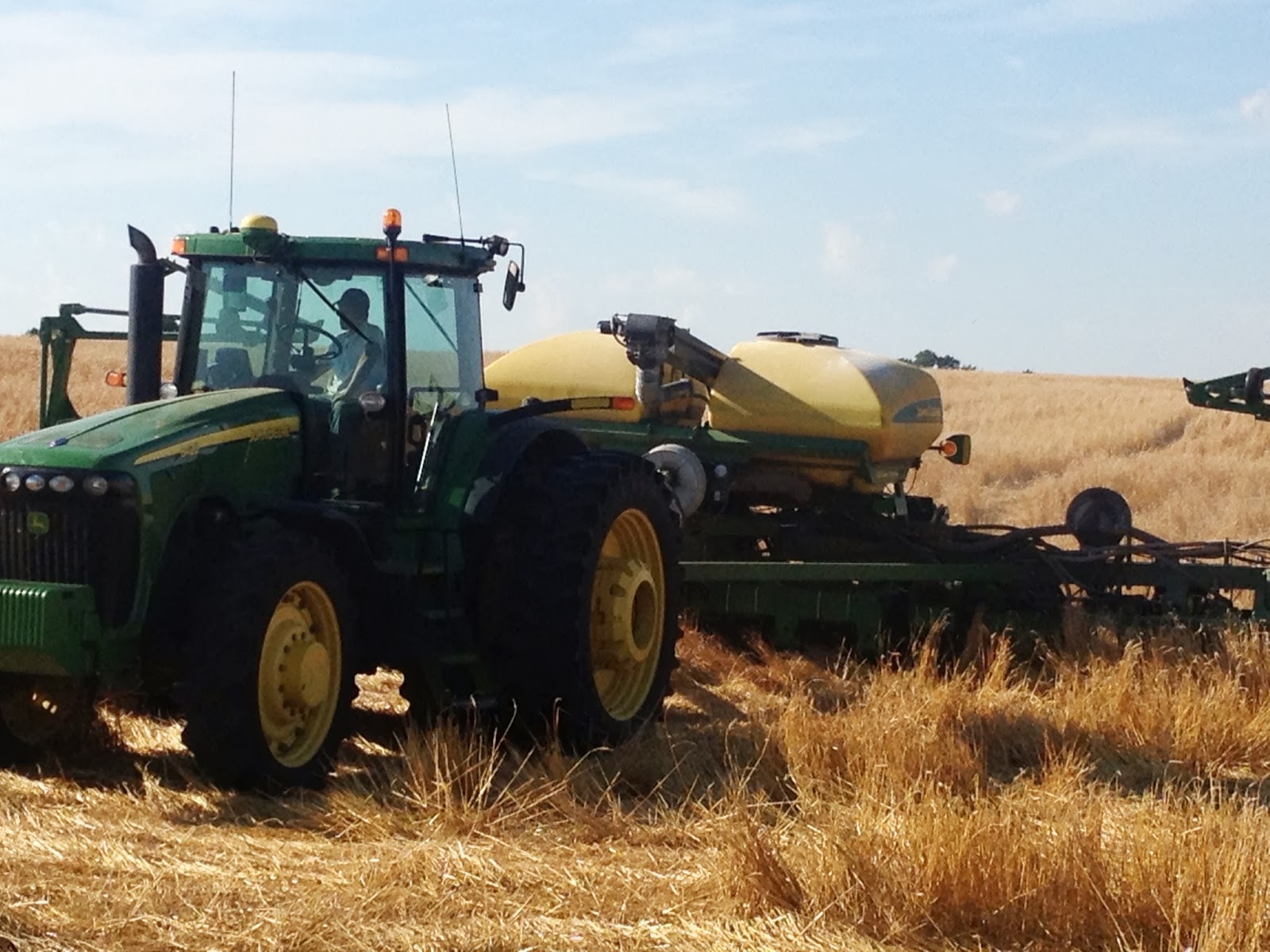 Jepson Family Farm Double Crop Soybeans are almost planted.