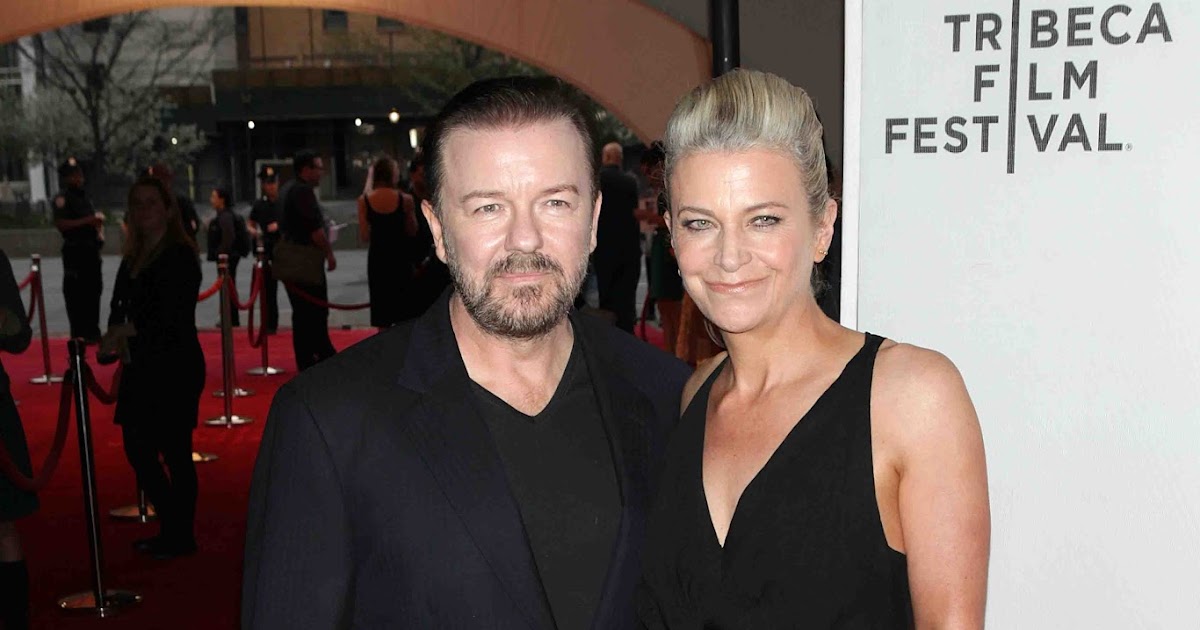 RICKY GERVAIS & JANE FALLON @ TRIBECA FESTIVAL