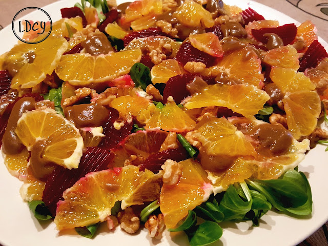 Ensalada De Naranja Y Remolacha

